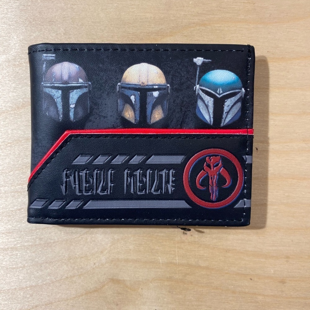 Black Mandalorian Wallet (Lw) View 3